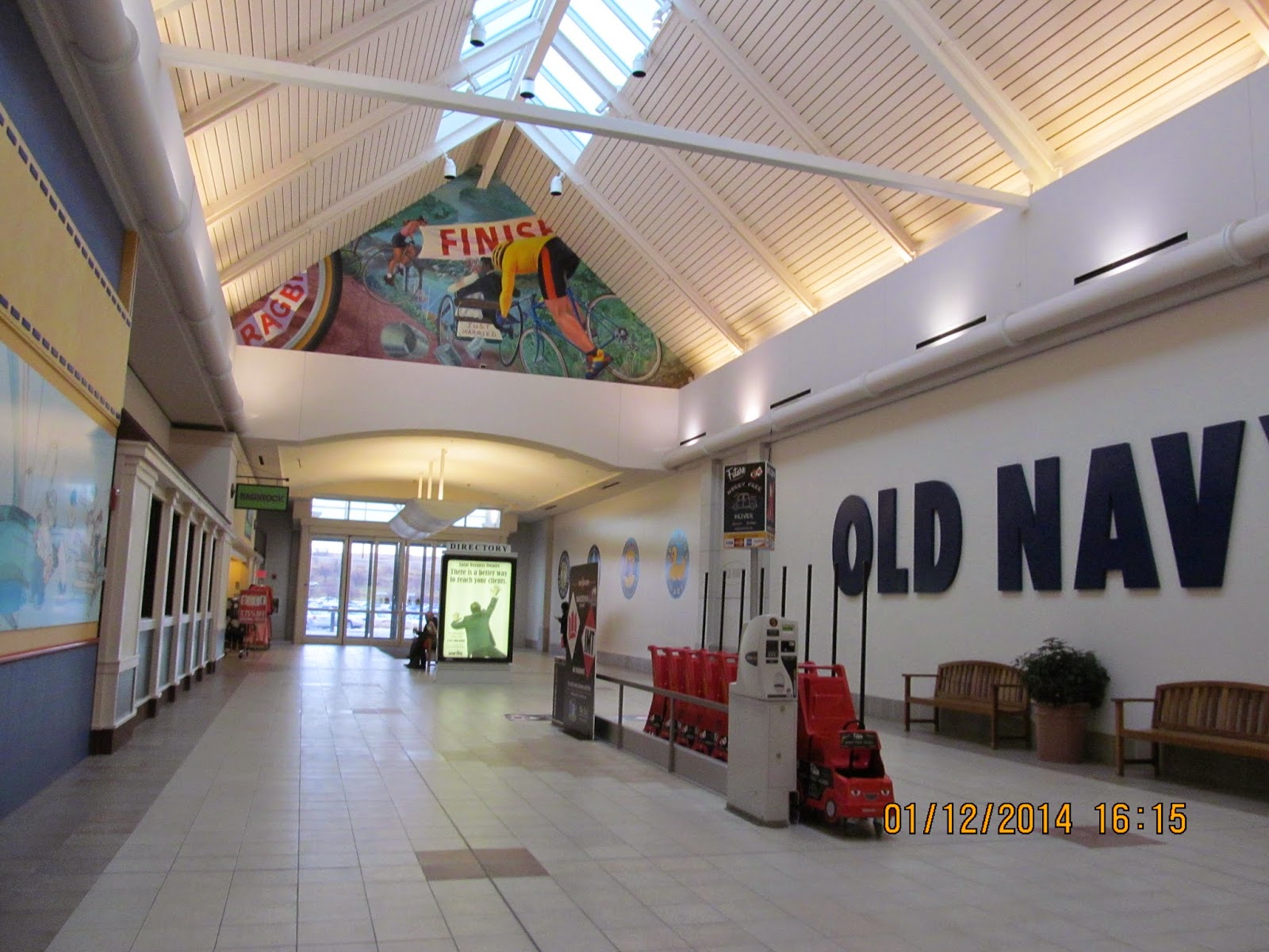 B) depends on where you are going and time of the day, you may see more people out visiting friends and families. Trip to the Mall Coral Ridge Mall (Coralville, IA)