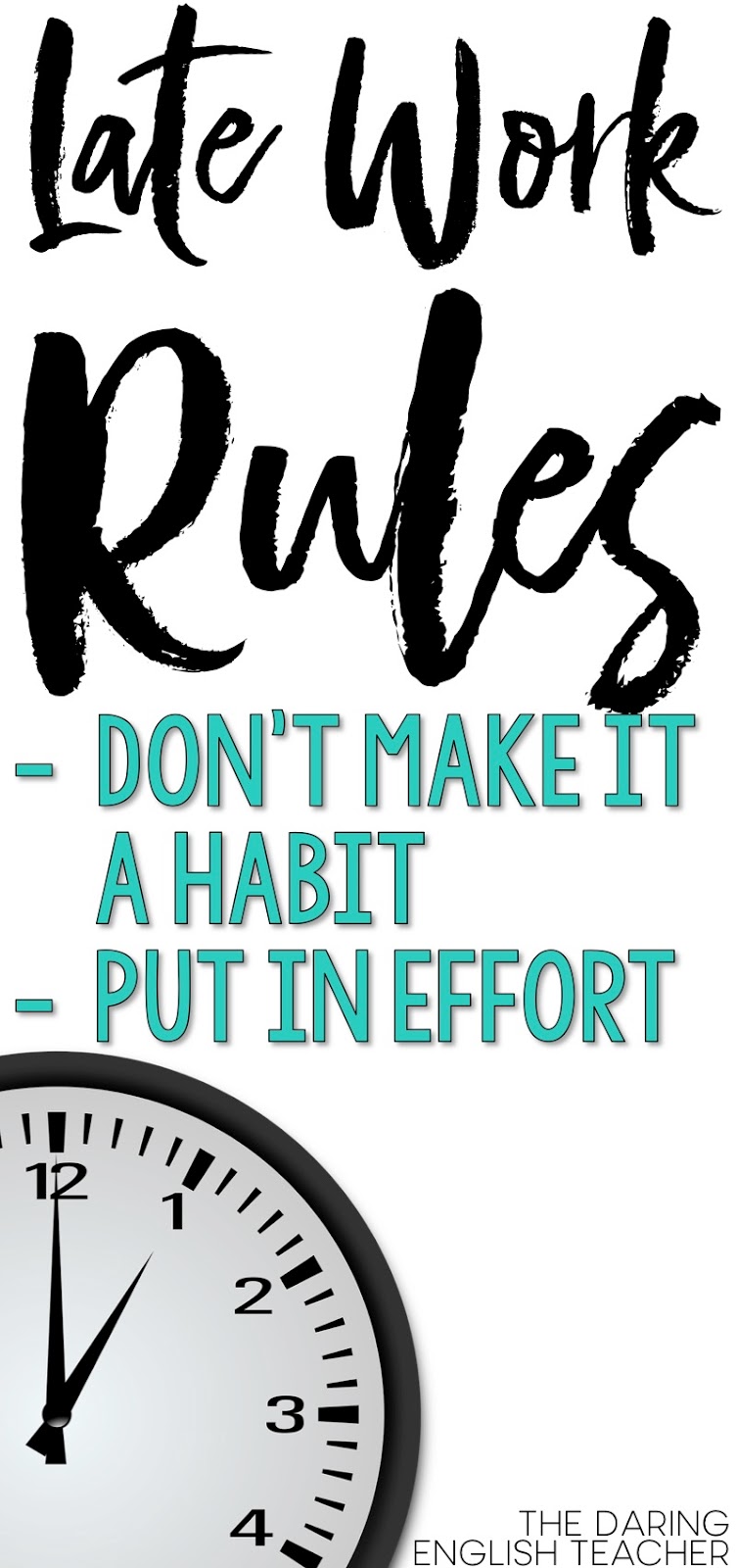 I'm suppose to be in at 8:30 and normally arrive at 9:00 sometimes 9:15. Why I Accept Late Work Cultivating a Growth Mindset in the Classroom