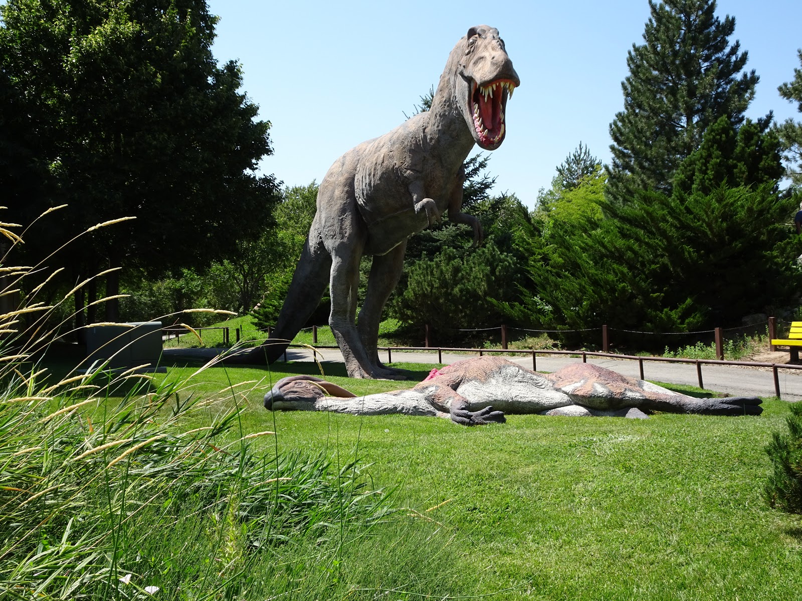 They have ones the kids can climb on and play area. Ryan's 30 Adventures for 30 years 8 Ogden's S. Eccles